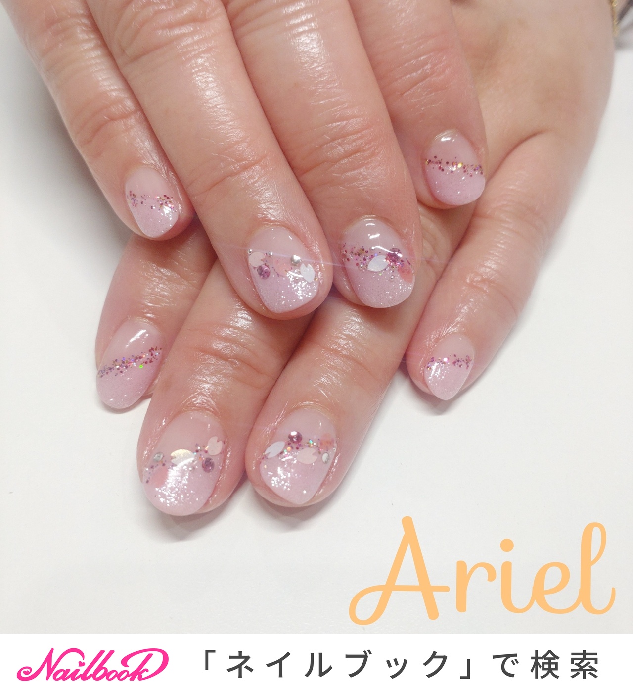 フレンチ/ビジューのネイルデザイン｜ネイルブック