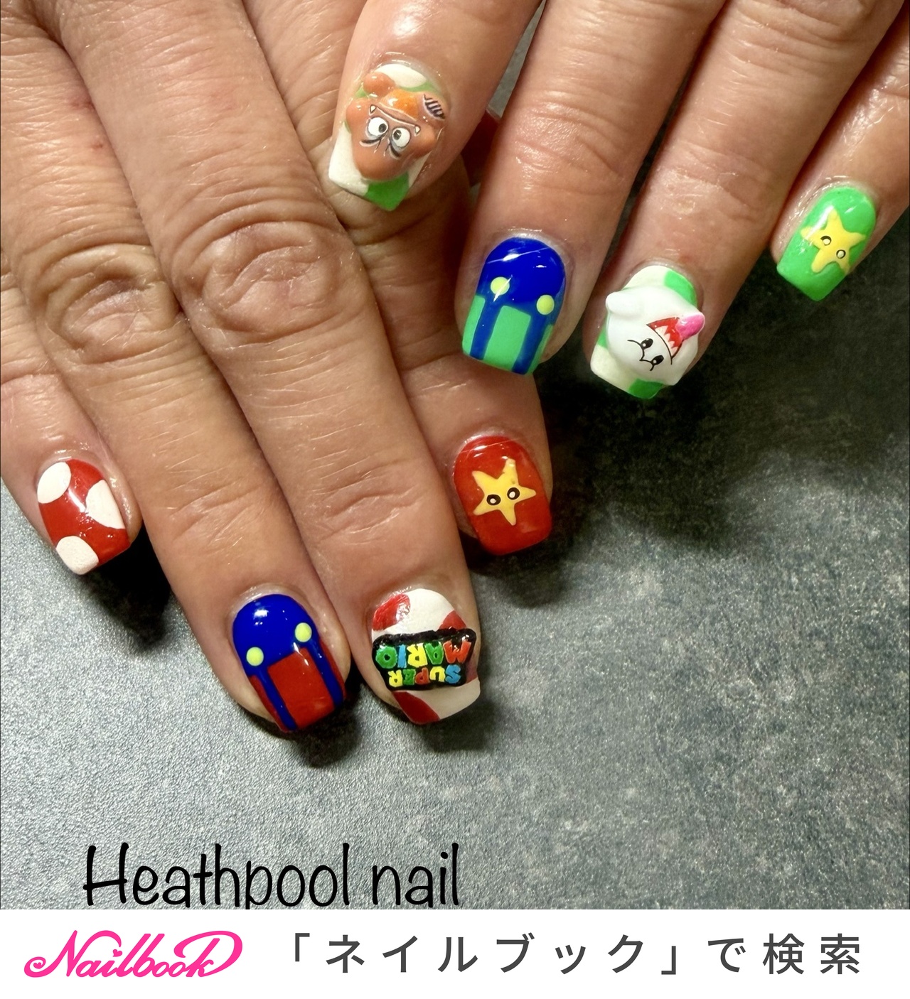 2026年】新着順｜#マリオネイルのネイルデザイン｜ネイルブック
