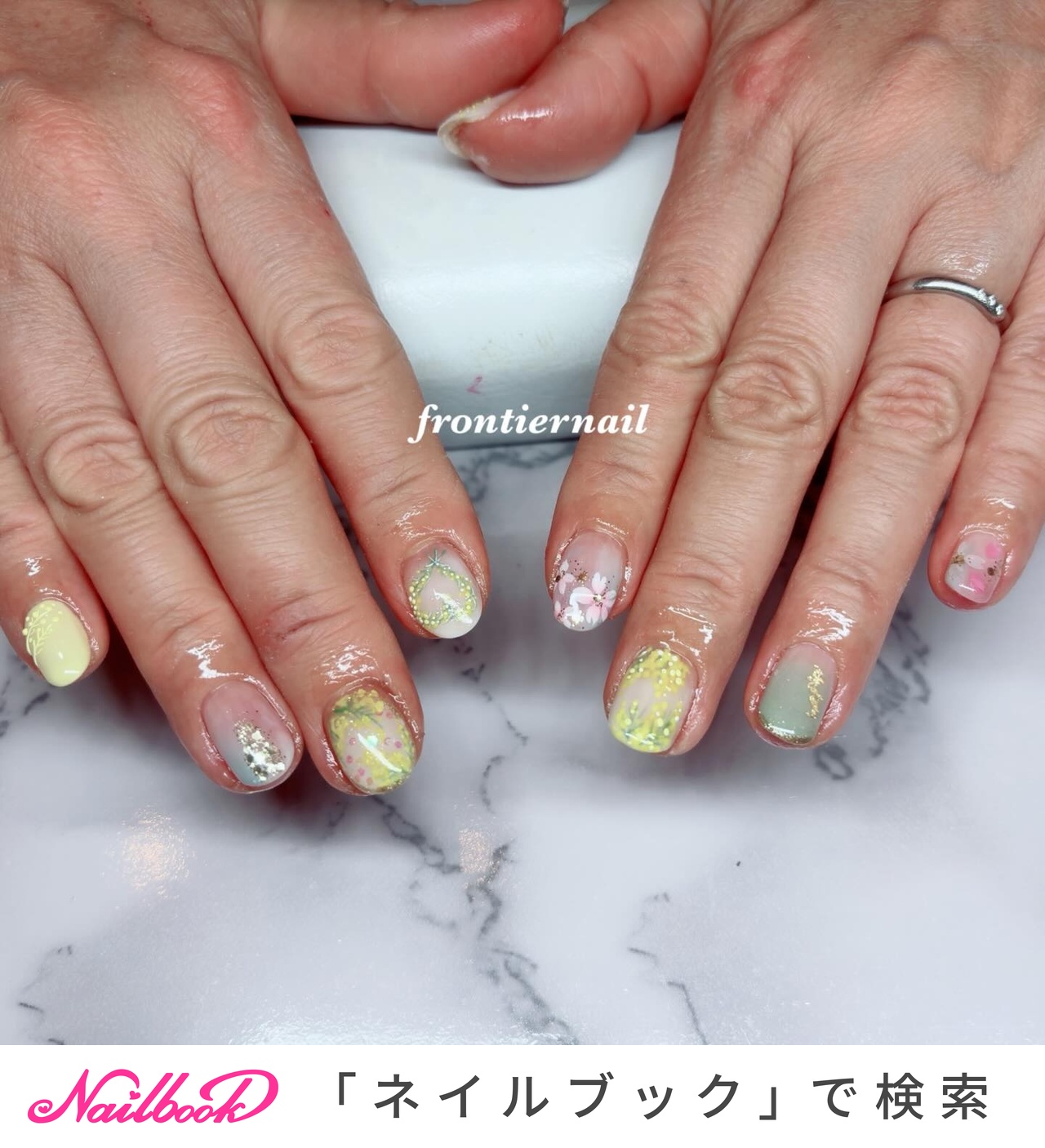 ◆◆春のネイルビュッフェ◆◆   完売です 春/桜/ジェルネイル - frontiernail☆渋谷美香のネイルデザイン[No