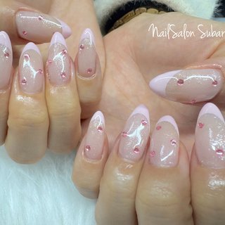 フレンチネイル(フレンチ)/#ちゅるんネイルのネイルデザイン｜ネイルブック