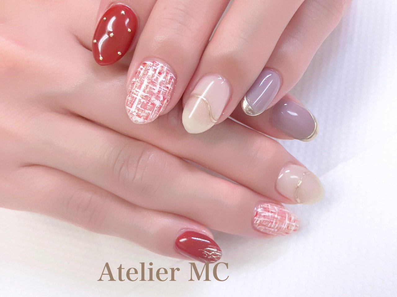 Atelier MC【新富町・築地・東銀座・八丁堀】のネイルデザイン[No