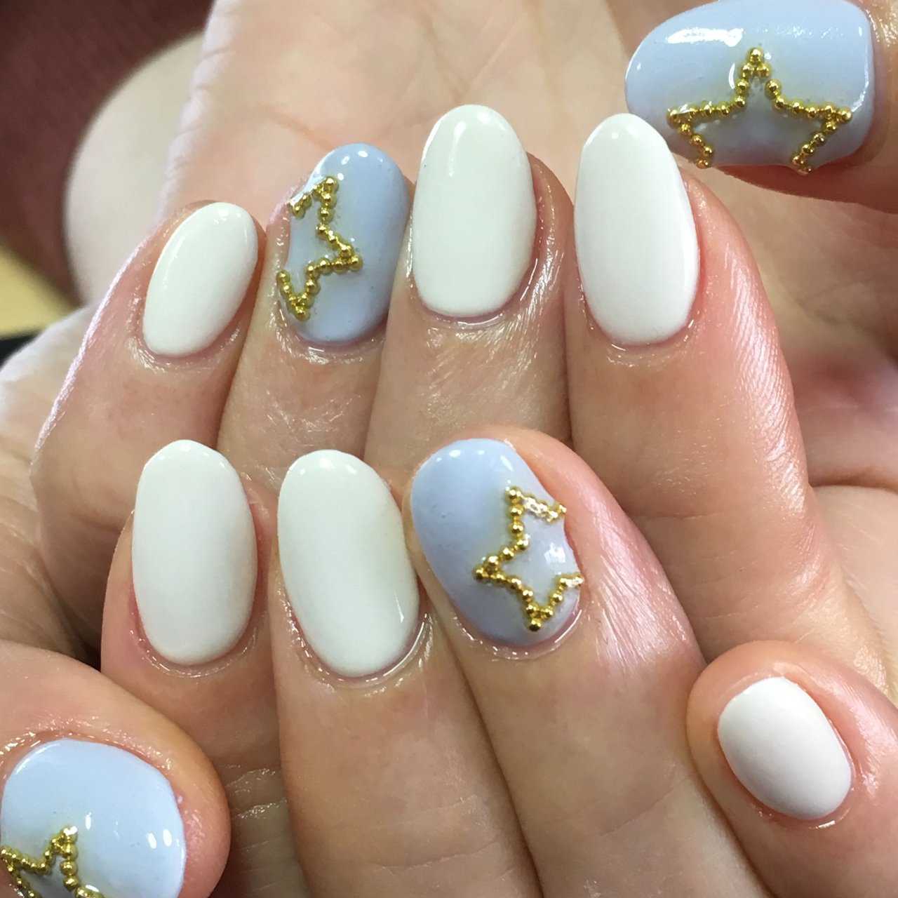 オールシーズン デート 女子会 ハンド ワンカラー Yui White Lotus Nailのネイルデザイン No ネイルブック