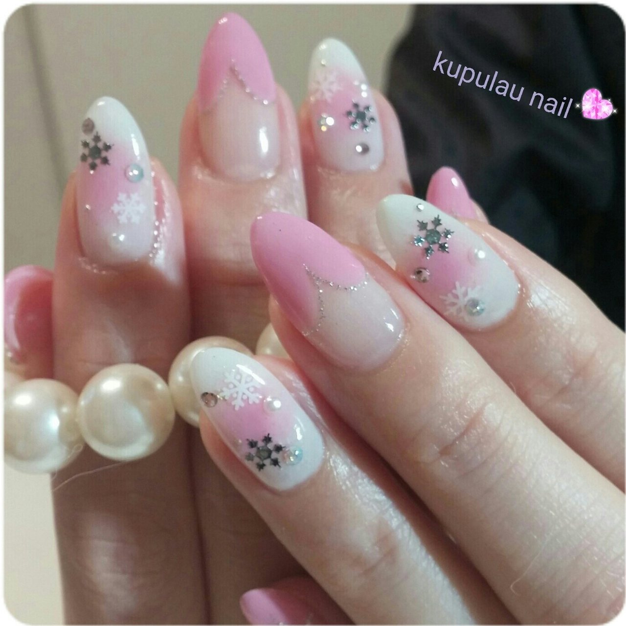 冬 パーティー デート 女子会 ハンド Kupulau Nail Haruのネイルデザイン No ネイルブック