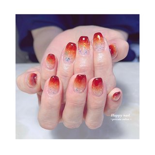 夏/七夕/浴衣/シースルー/水滴 - happy_nailのネイルデザイン[No