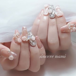 成人式/#パーツネイルのネイルデザイン｜ネイルブック