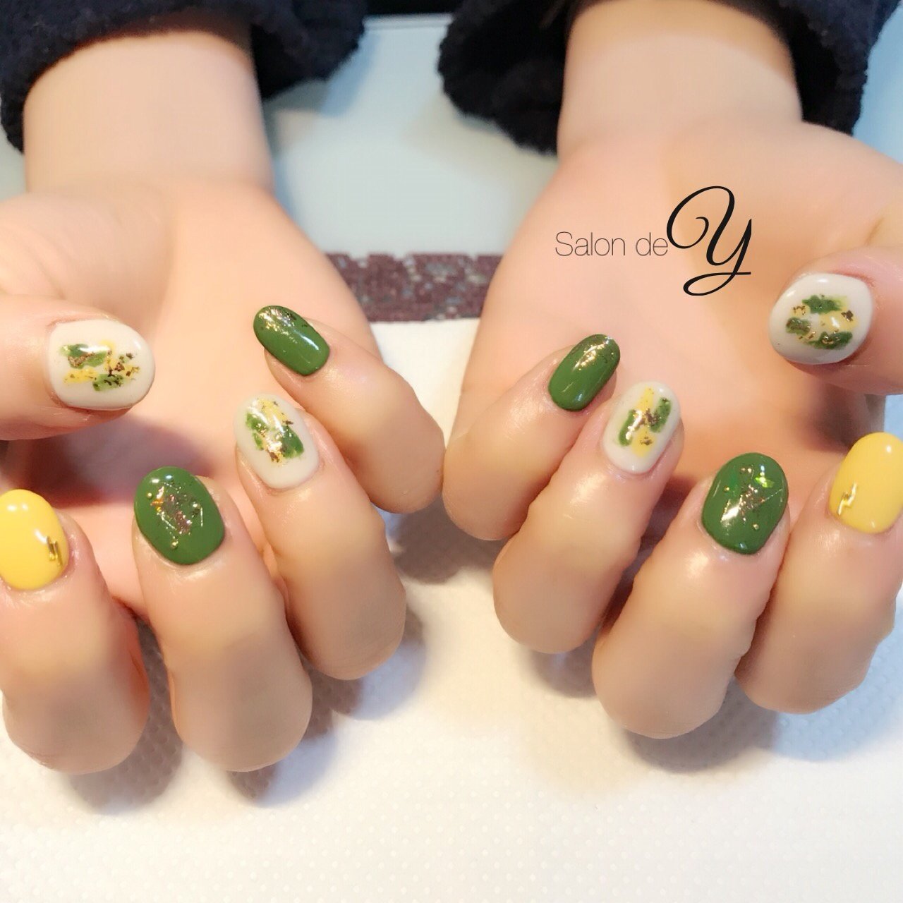 秋 オールシーズン ハンド ワンカラー ボヘミアン Yukari Nail By Lili のネイルデザイン No ネイルブック