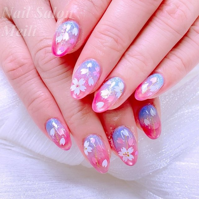 おすすめ桜・お花見ネイル｜NAIL SALON MEILI｜ネイルブック