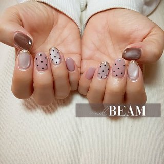 人気順｜ドット/パープル/#マグネットネイルのネイルデザイン｜ネイル