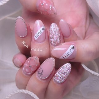 【希少】Dior ディオール　ネイル　ジュエル　アート　セット　ロゴ　パーツ ディオール ネイルジュエルアートセット ロゴジュエル6個入り - メルカリ