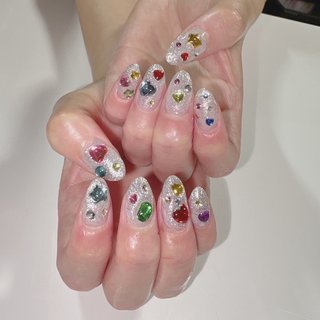 宝石箱ネイルのネイルデザイン｜ネイルブック