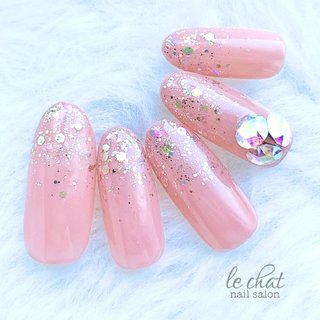 ワンホンネイル(ワンホン/中国ネイル/中華ネイル)/#Vカットストーンの