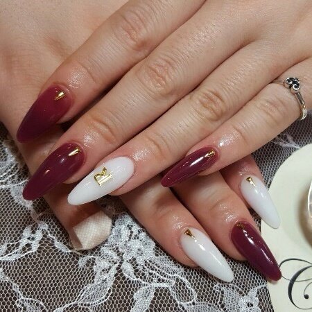 秋 冬 バレンタイン パーティー ハンド Nail Salon Classyのネイルデザイン No ネイルブック