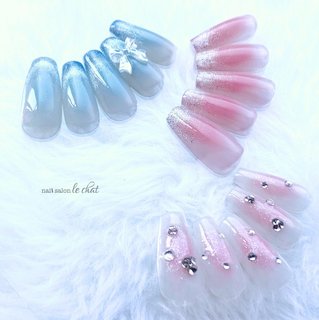 ワンホンネイル(ワンホン/中国ネイル/中華ネイル)/#Vカットストーンの