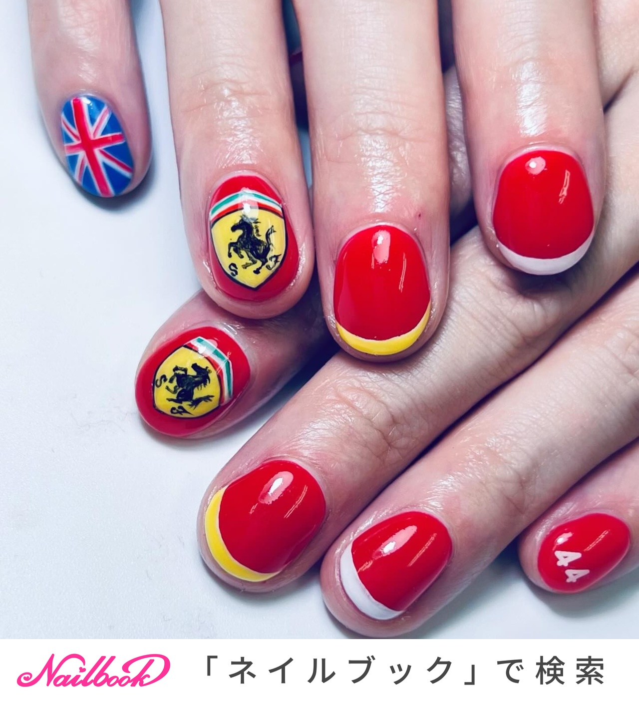F1ネイルのネイルデザイン｜ネイルブック