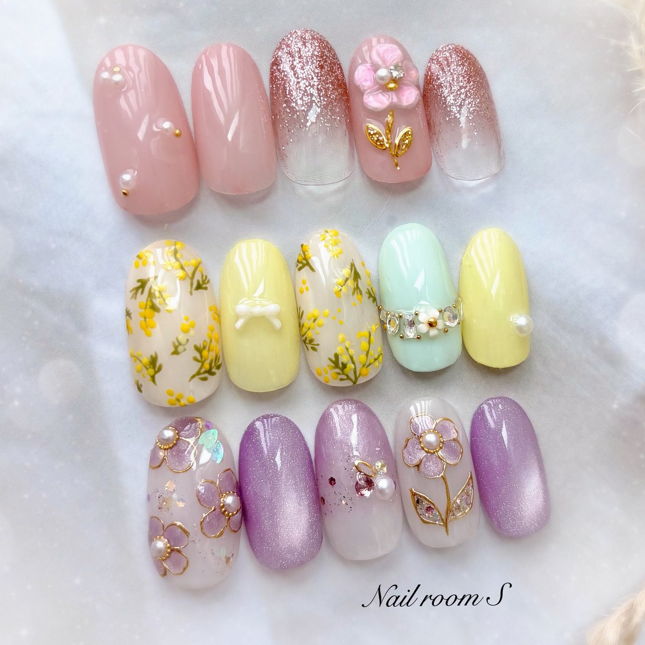 手が綺麗に見えるネイル/春/入学式/オフィス/ハンド - Nailroom__S