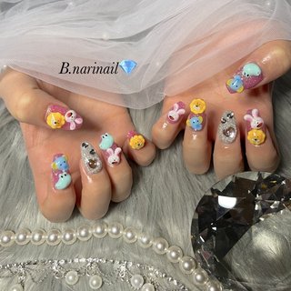 たべっこどうぶつネイルのネイルデザイン｜ネイルブック