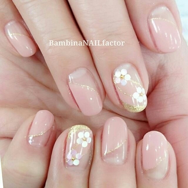 春 オールシーズン ブライダル デート ハンド Bambinanailfactorkiyokoのネイルデザイン No ネイルブック