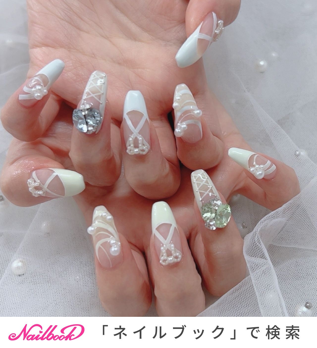 おすすめ順｜#バレエコアのネイルデザイン｜ネイルブック