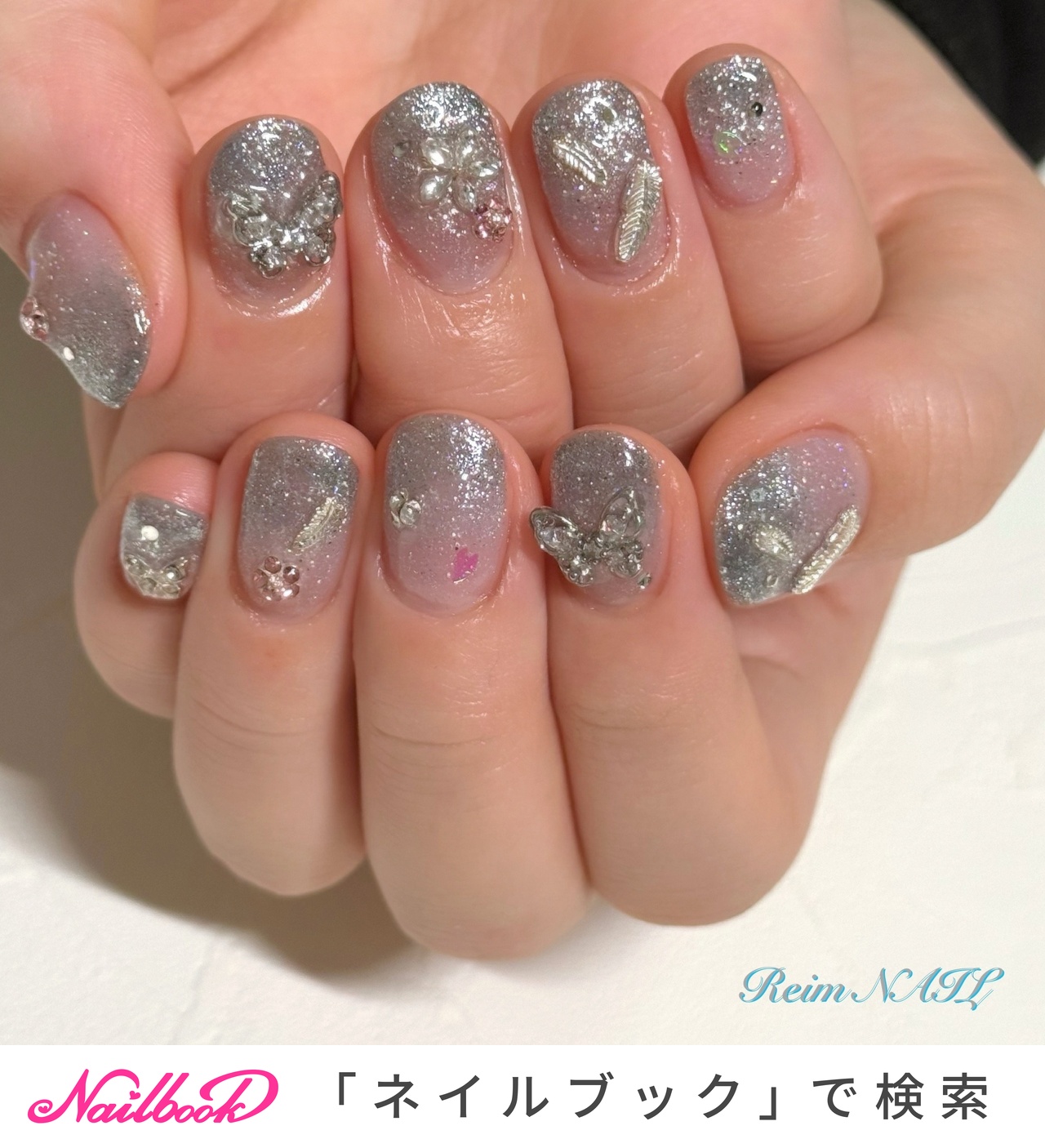 羽パーツのネイルデザイン｜ネイルブック