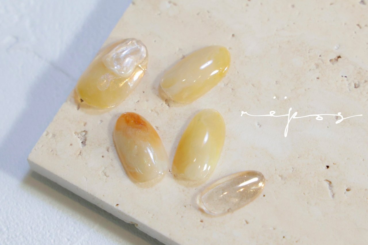 春/夏/オールシーズン/デート/ハンド - kana💐 repos nailのネイルデザイン[No.9910916]｜ネイルブック