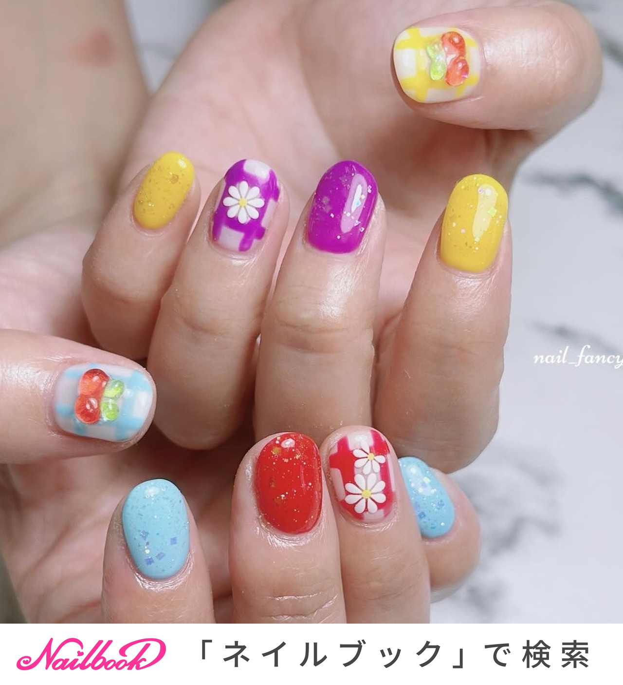 人気順｜イエロー(黄)/#さくらんぼネイルのネイルデザイン(3ページ目