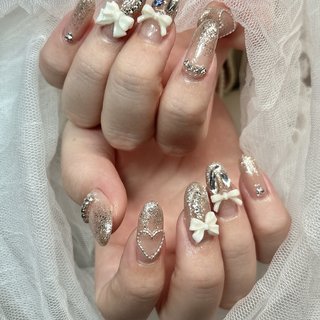 クリスマス/ワンホンネイルのネイルデザイン｜ネイルブック