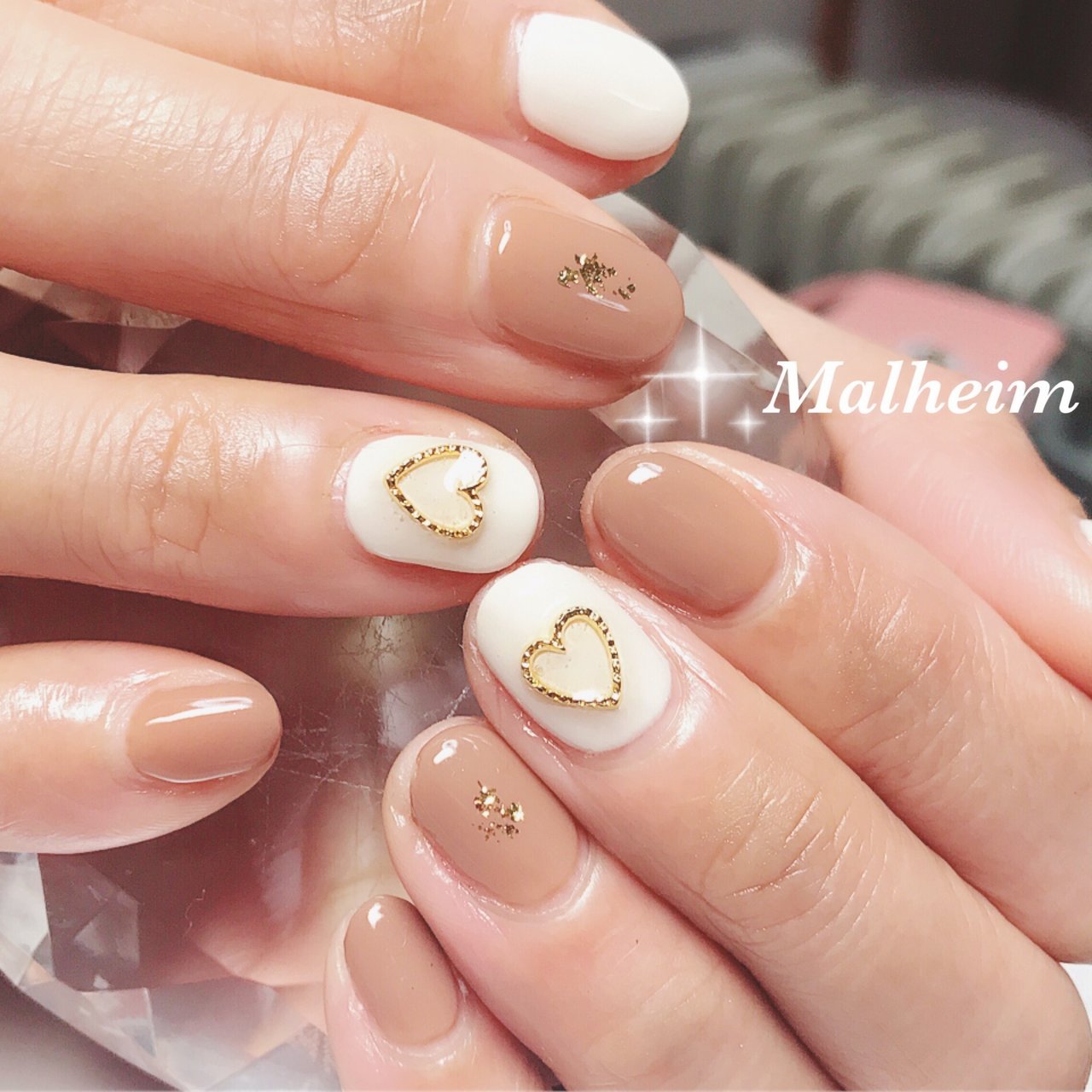 バレンタイン オフィス デート 女子会 ハンド Nails Malheim メルヘイム のネイルデザイン No ネイルブック