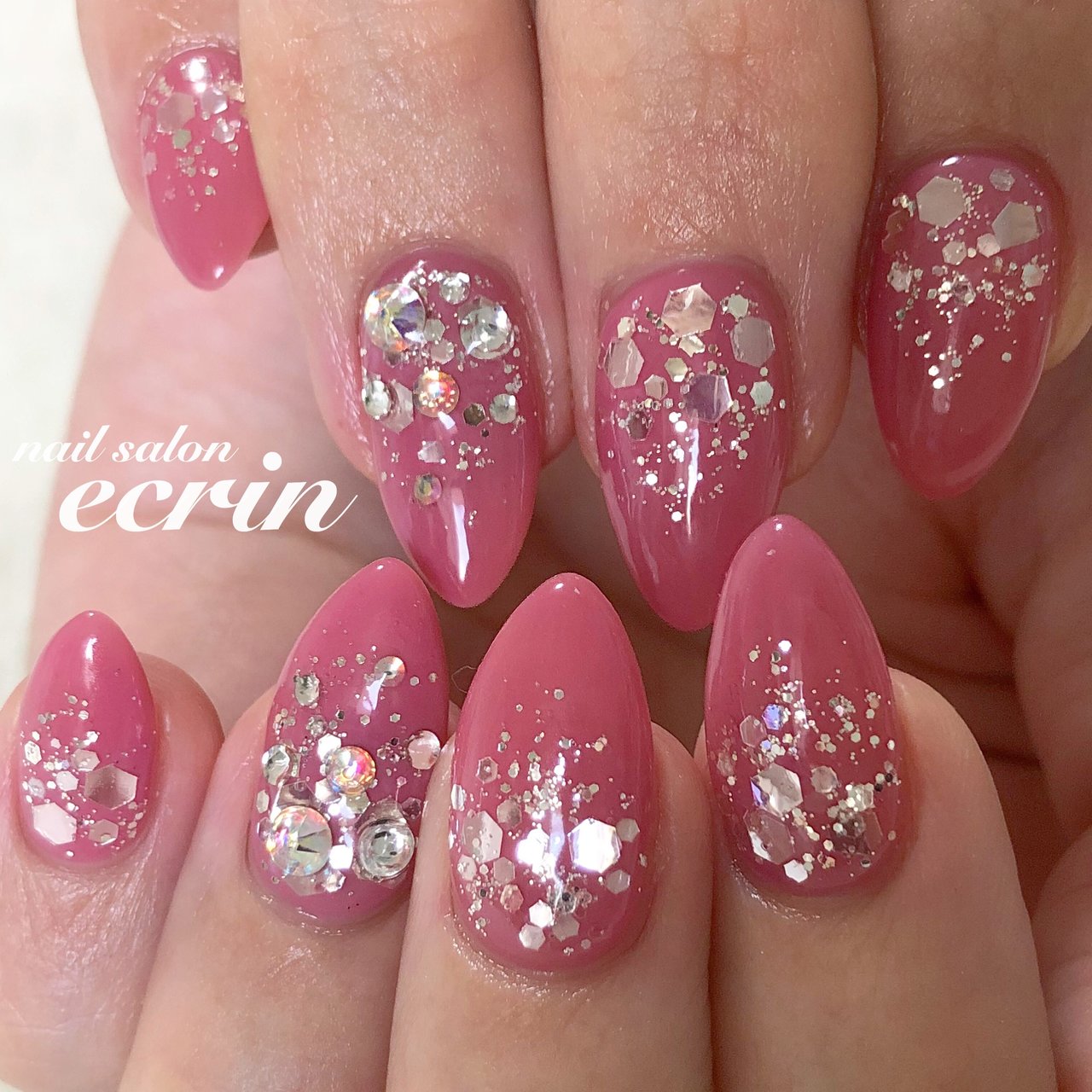 ホログラム ピンク Nail Ecrinのネイルデザイン No ネイルブック