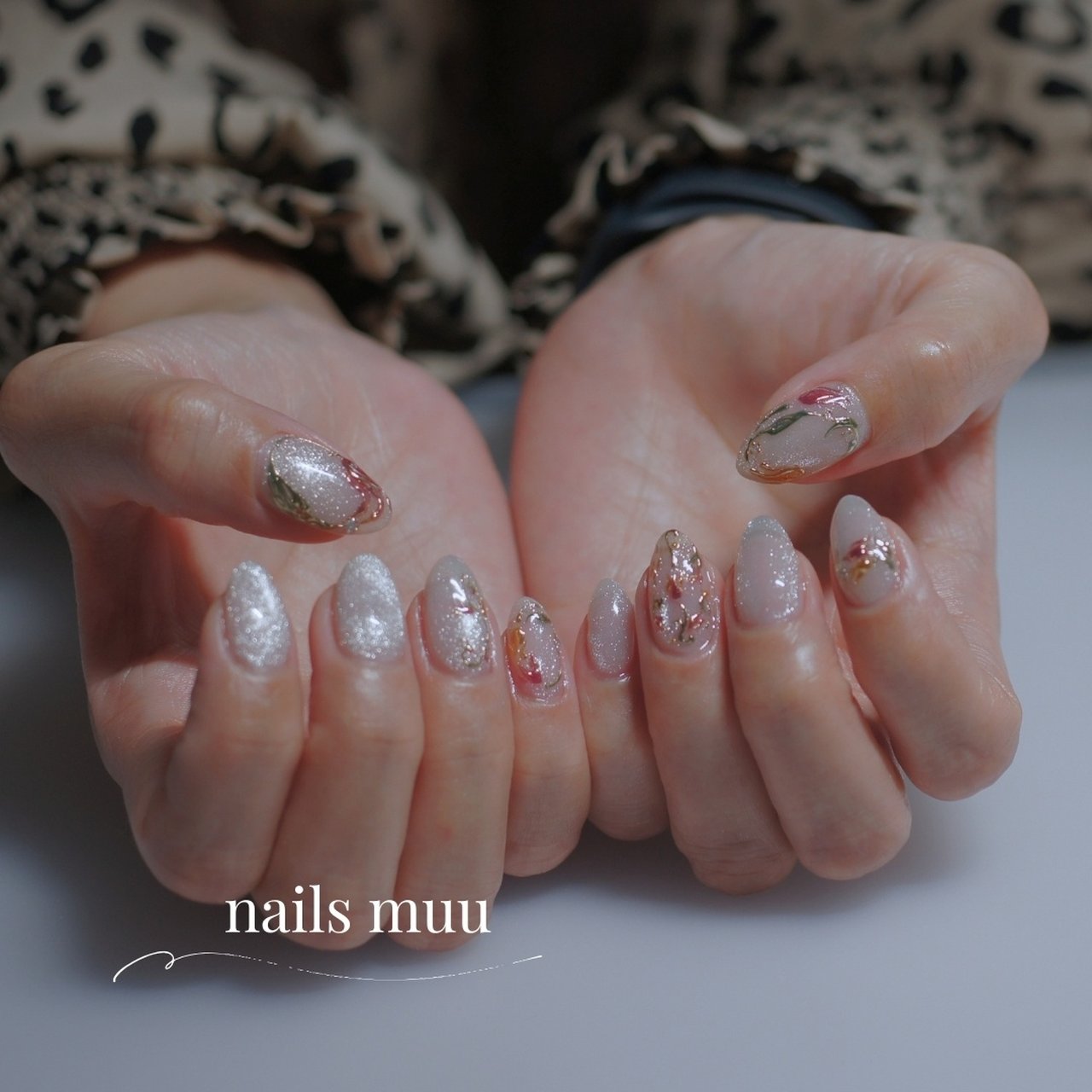 春/ブライダル/女子会/ハンド/ビジュー - nails muu まゆのネイル
