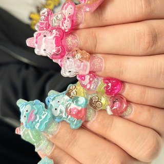 3dネイルパーツ タイニーチャム ネイル 人気順｜#タイニーチャムのネイルデザイン｜ネイルブック