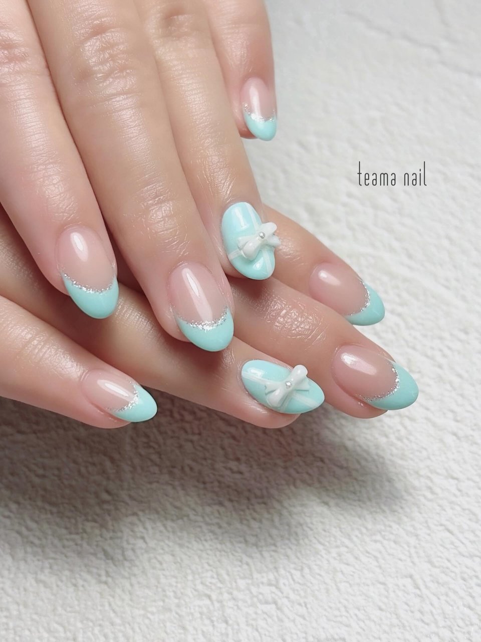 フレンチ - 【横浜/あざみ野】お爪に優しいネイルサロンteama nail