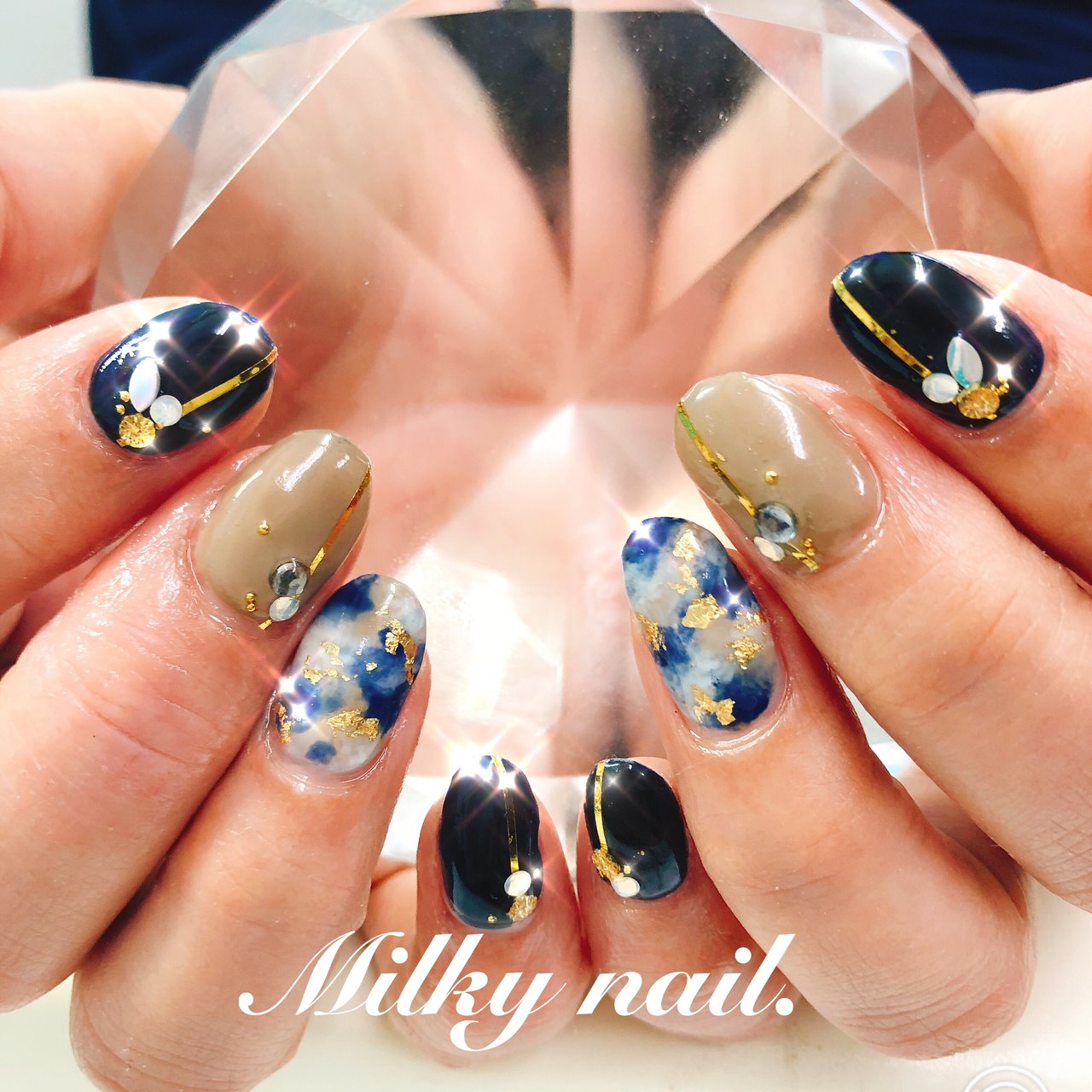 冬 オールシーズン バレンタイン 女子会 ハンド Milky Nailのネイルデザイン No ネイルブック