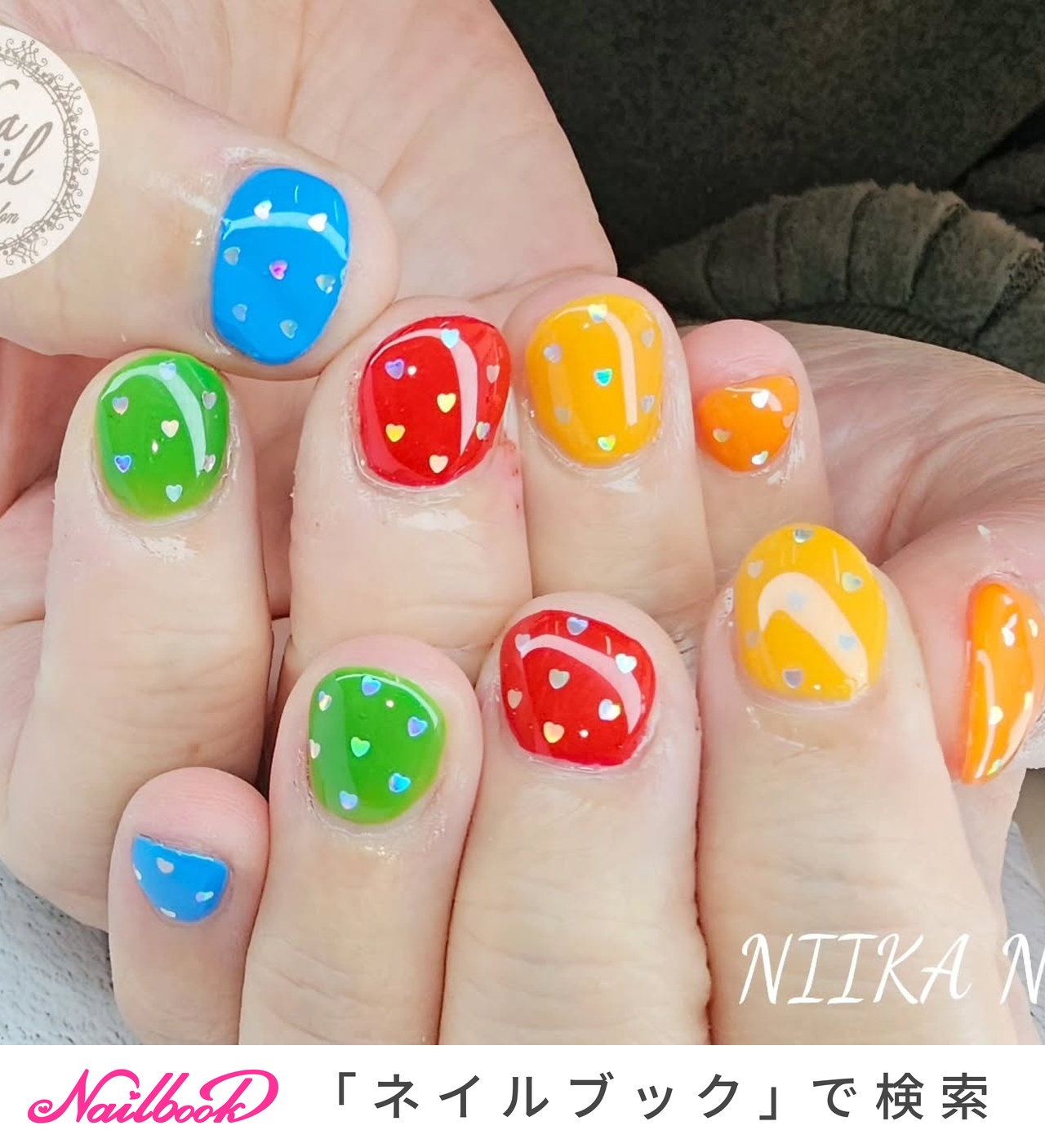 カラフルネイル カラフル - Sa7e_Kuriharaのネイルデザイン[No.9917262]｜ネイルブック
