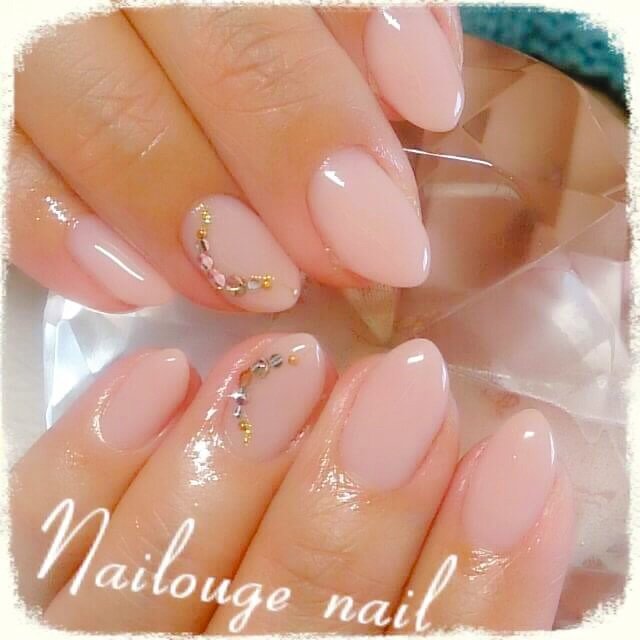 オールシーズン オフィス デート 女子会 ハンド Nailsalon Nailougeのネイルデザイン No ネイルブック