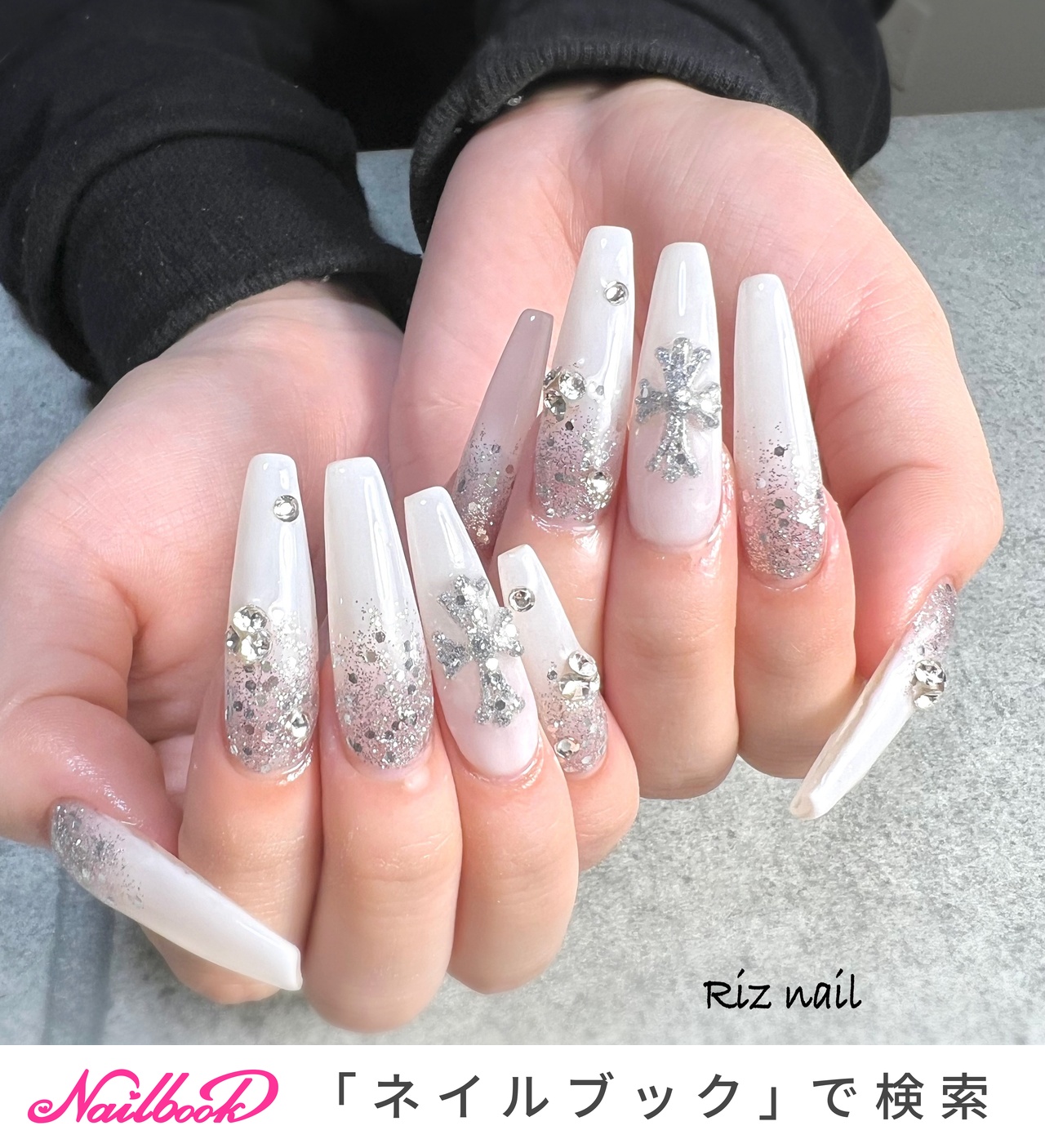 人気順｜クロムハーツネイルのネイルデザイン｜ネイルブック