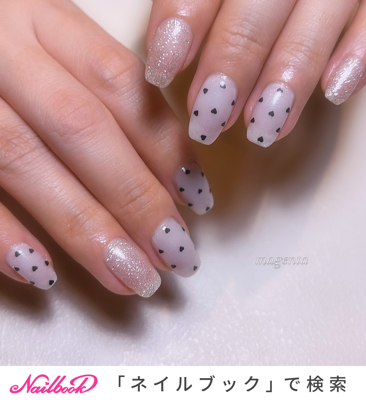 人気順｜#ミニハートホロのネイルデザイン｜ネイルブック