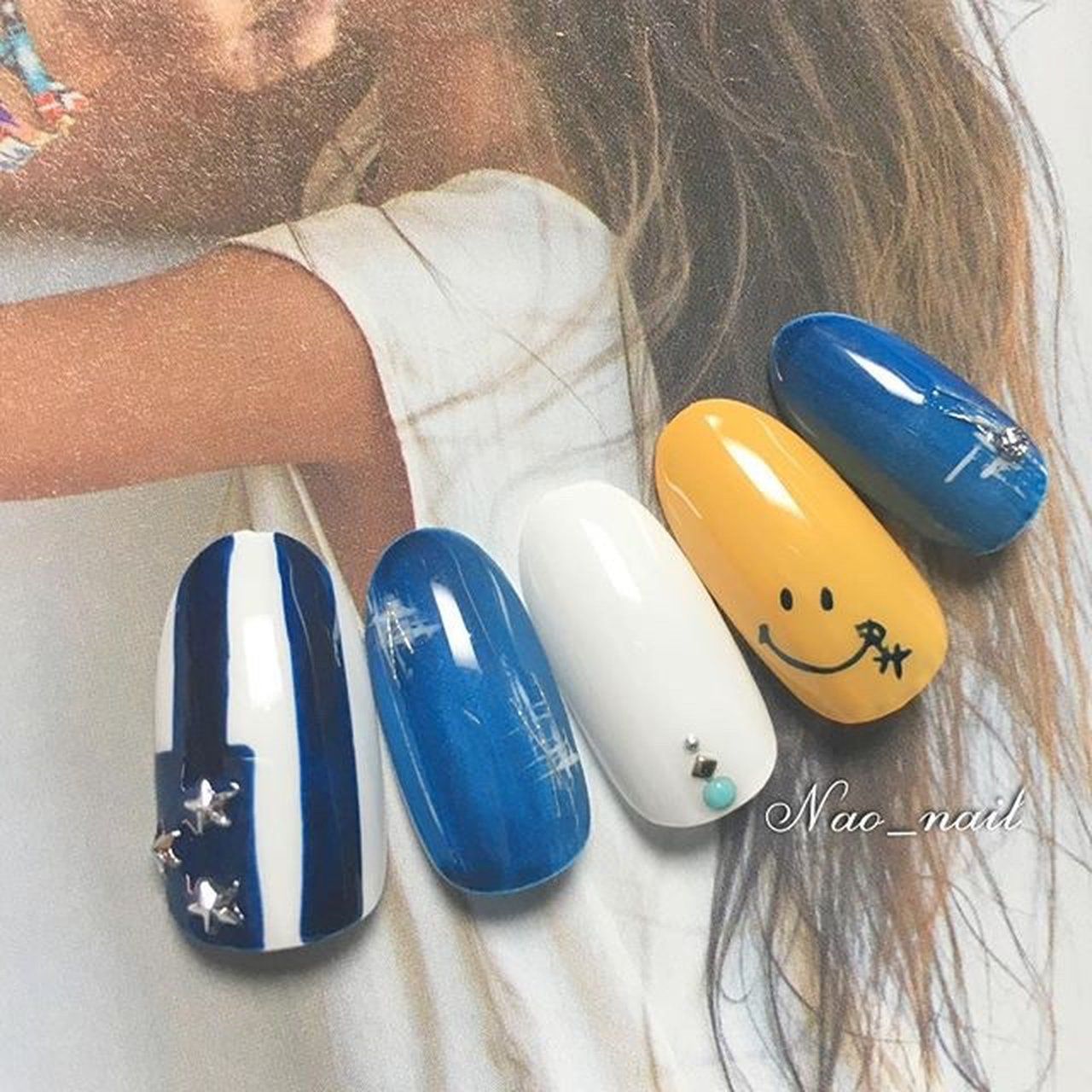 オールシーズン 旅行 海 リゾート ハンド Nail Atelier N のネイルデザイン No ネイルブック