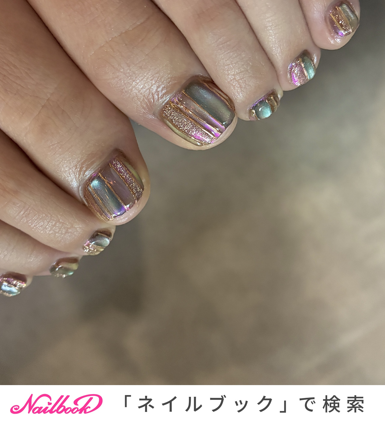 七夕/ステンドグラスのネイルデザイン｜ネイルブック