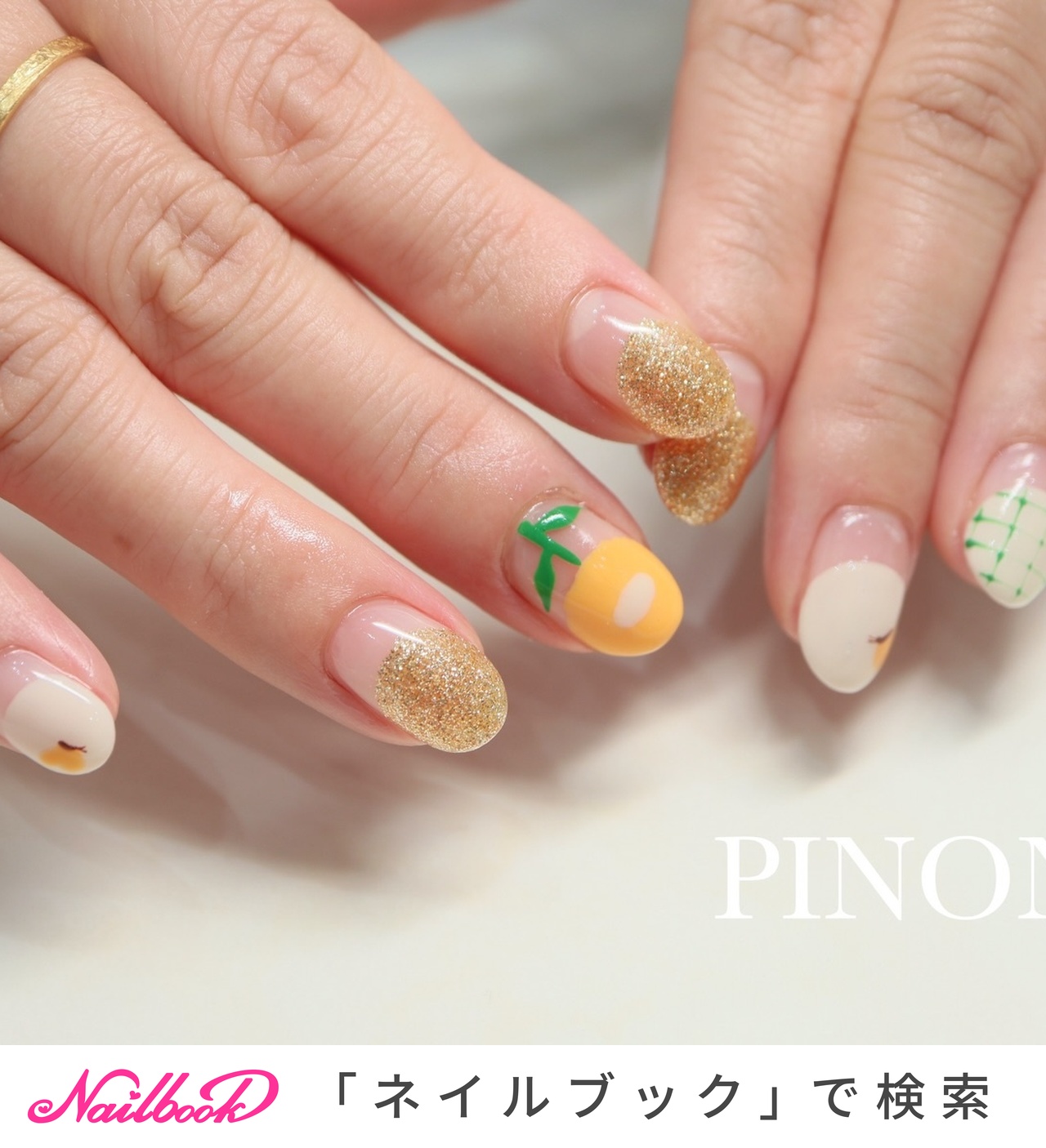チェック/蝶々ネイルのネイルデザイン｜ネイルブック