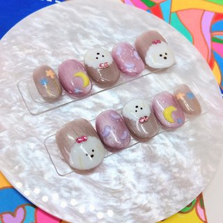 ビションフリーゼネイルのネイルデザイン｜ネイルブック