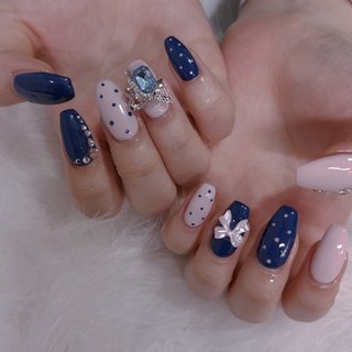 ワンホンネイル(ワンホン/中国ネイル/中華ネイル)/ガラスフレンチ