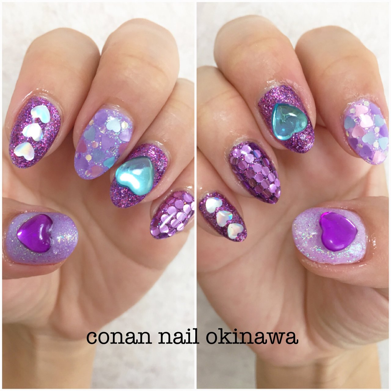 オールシーズン バレンタイン デート 女子会 ハンド Conan Nail Okinawaのネイルデザイン No ネイルブック