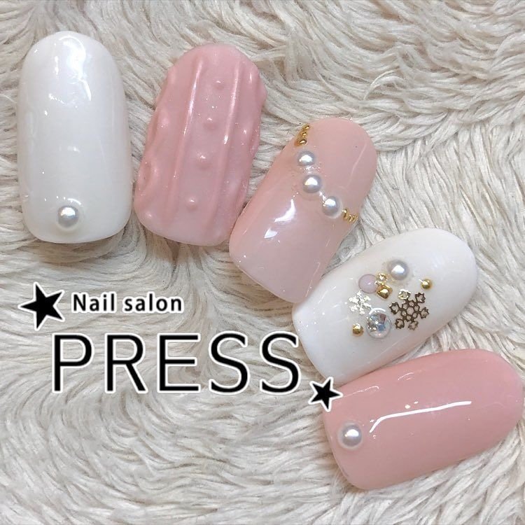 冬 バレンタイン オフィス デート ハンド Nail Pressのネイルデザイン No ネイルブック