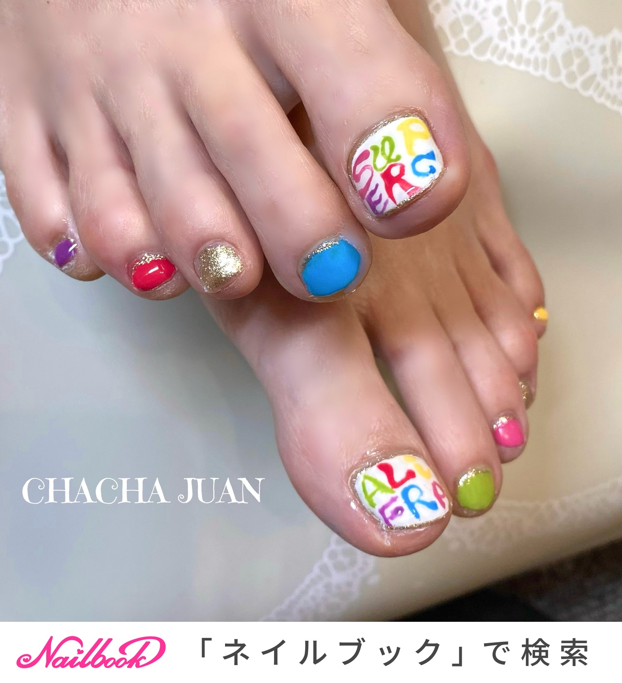 オールシーズン/旅行/海/リゾート/フット - chacha_nailのネイル