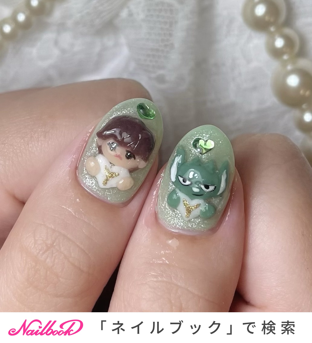 ワンホン　推し　ネイルオーダー 推し活/ハンド - ちあき*ワンホン/推しネイルのネイルデザイン[No