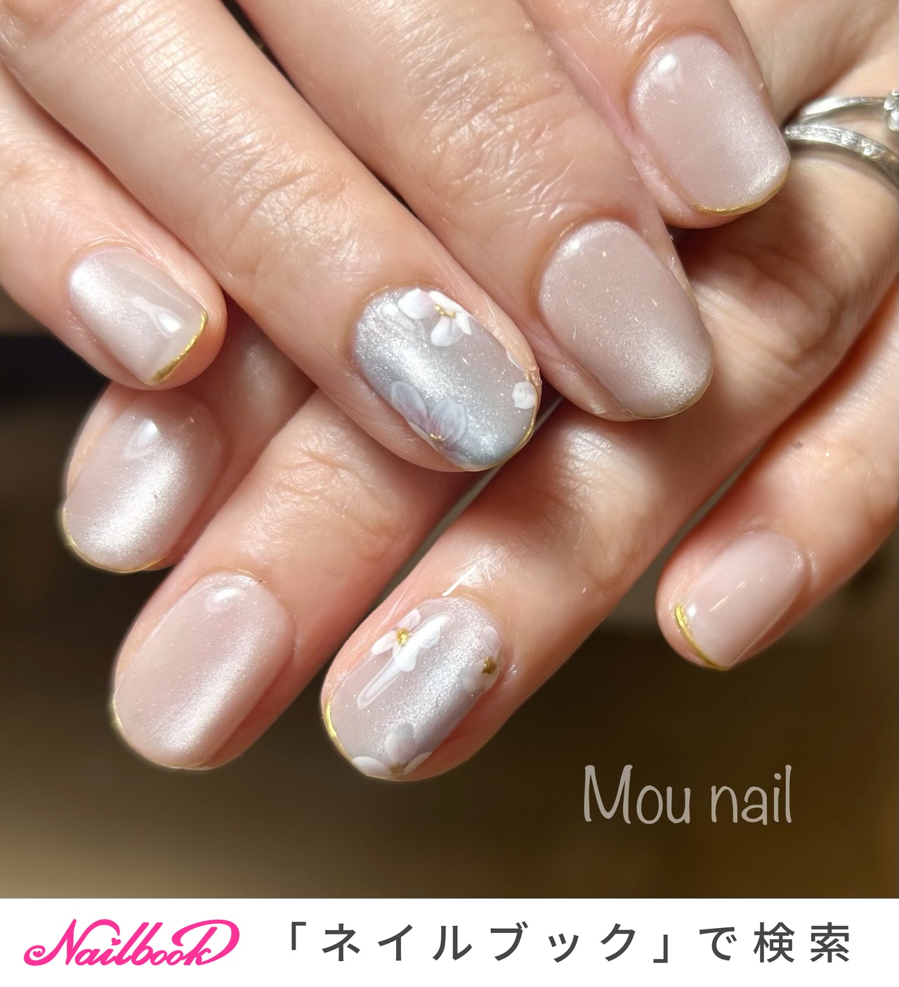 おすすめ順｜卒業式/桜/マグネットネイルのネイルデザイン｜ネイルブック
