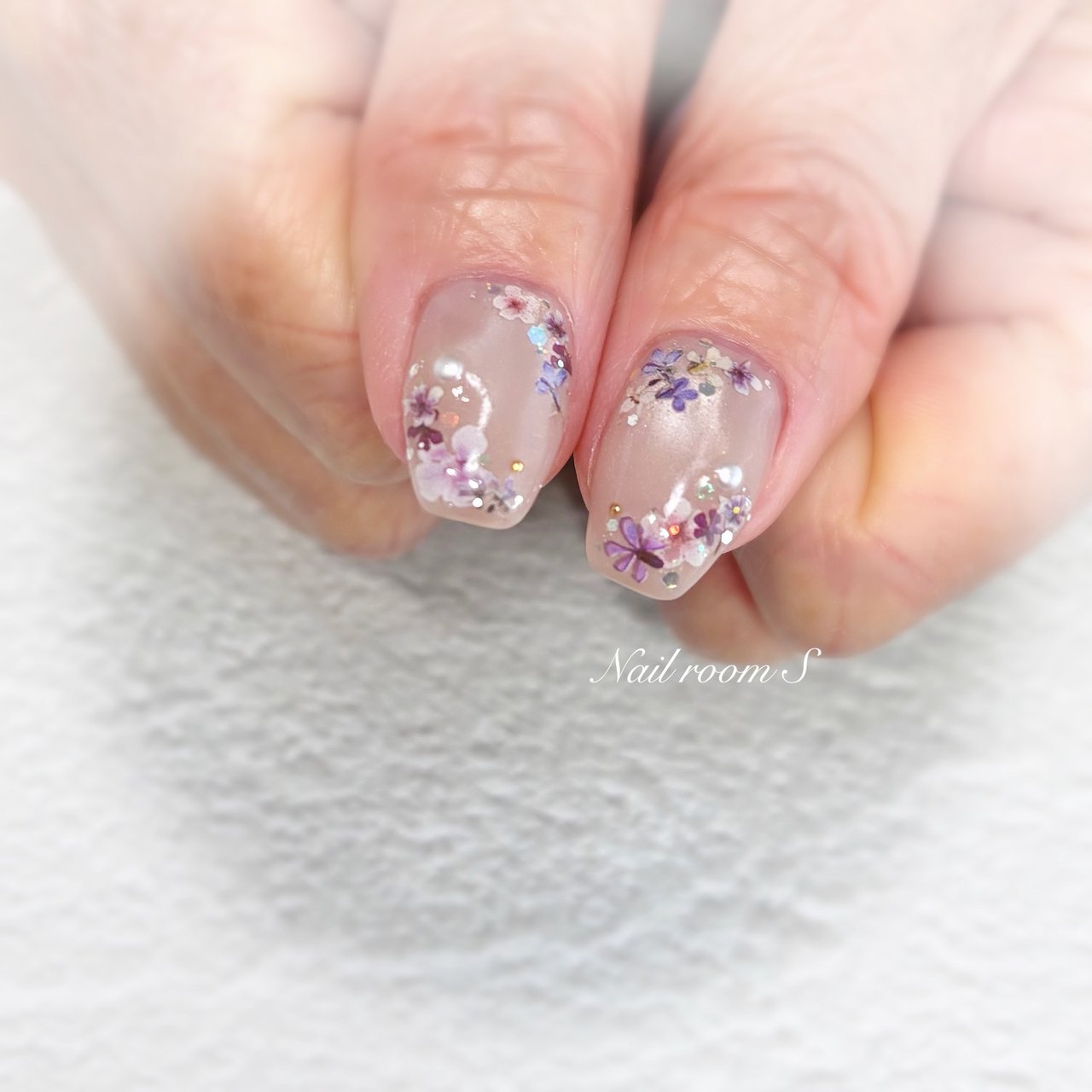 手が綺麗に見えるネイル/春/入学式/オフィス/ハンド - Nailroom__S