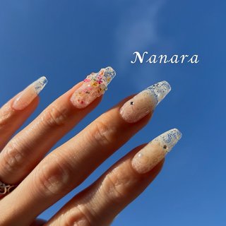 人気順｜レース(刺繍)/#クロムネイルのネイルデザイン｜ネイルブック