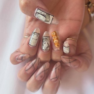 ライブ/推し活/ハンド/3D/ロング - NICHI nail salon & schoolのネイル