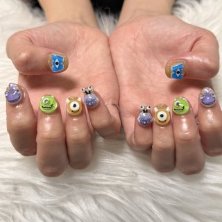 モンスターズインクネイルのネイルデザイン｜ネイルブック